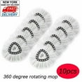 ZGBY 10 Pcs Replacement Microfiber Mop Head For OCedar Spin Mop Easy