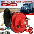 ZGBY 12V Boat Horn Super Loud Waterproof For Motorcycles Cars Truck Suv