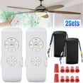 ZGBY 2 x Universal Ceiling Fan Lamp Light Wireless Remote Control