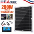 ZGBY 200 Watts Solar Panel Kit 100A Battery Charger + Controller For