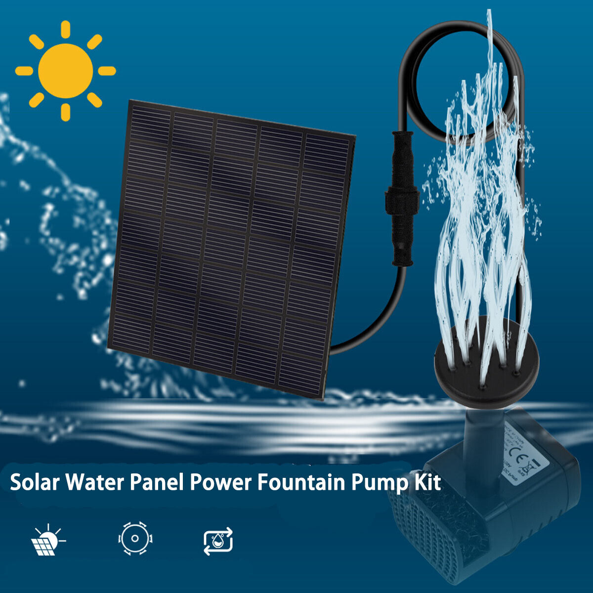 ZGBY 2024 Submarine Pump, LowNoise Copper Wire Motor, Solar Water Pump