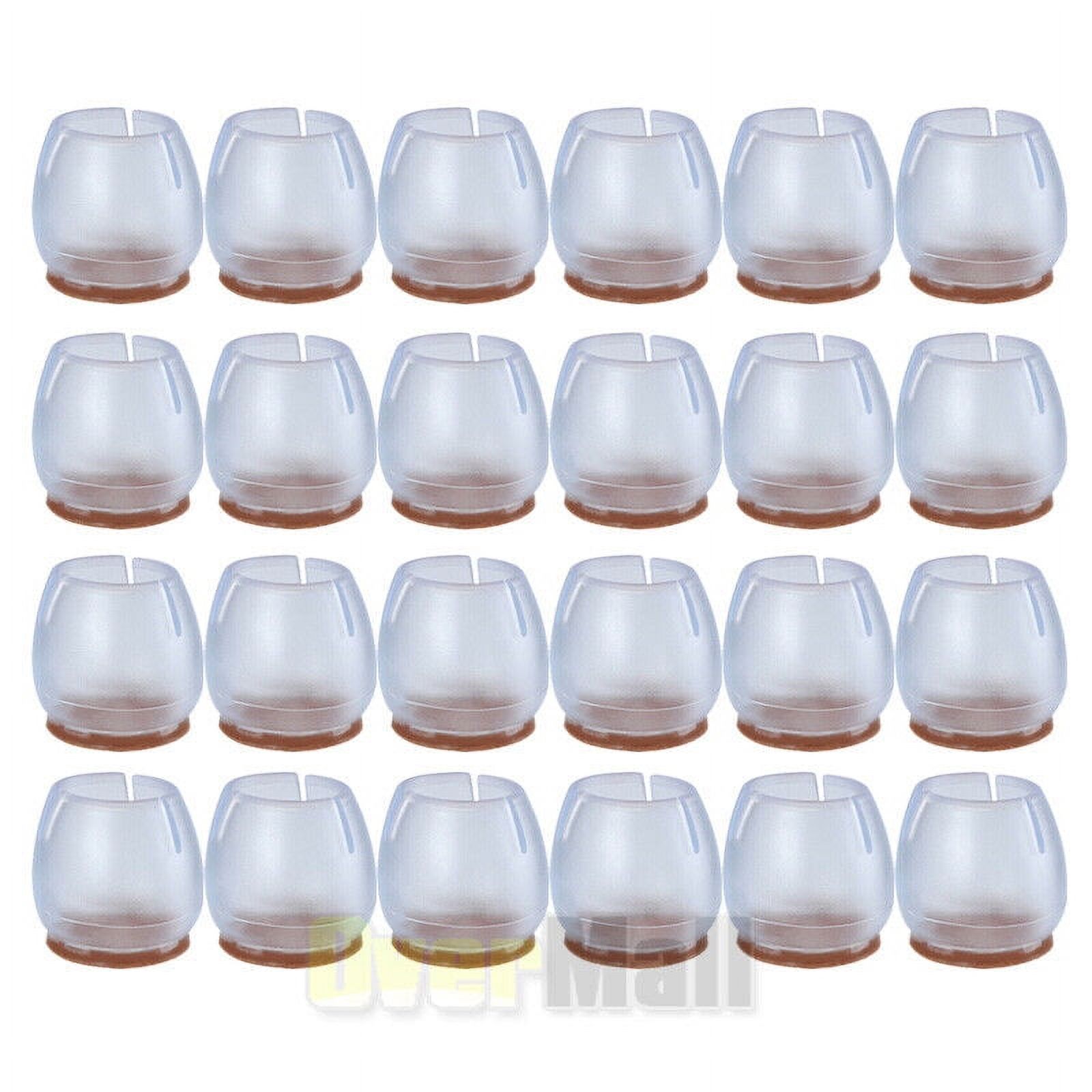 ZGBY 24X Silicone Chair Leg Cups Table Feet Pads Coves Floor Protector
