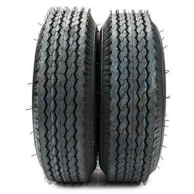 ZGBY 2Pcs 4.80/4.008 Trailer Tires Lrb 4 Ply Bias Load Range B 4.80X8
