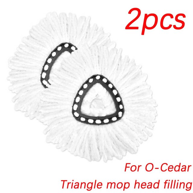 ZGBY 2X Replacement Microfiber Mop Head Easy Clean Wring Refill For O