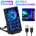 ZGBY 3.5" USB TYPEC Secondary Screen IPS CPU GPU RAM Monitor Display