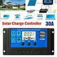 ZGBY 30A Solar Panel Battery Charge Controller Lcd Regulator Auto 12V