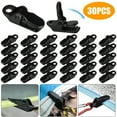 ZGBY 30Pcs Camping Awning Tarp Clamp Set Tent Clips Hanger Survival