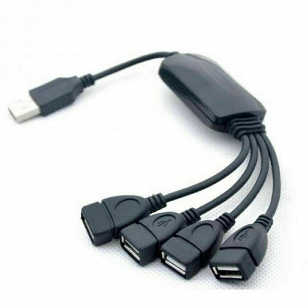 ZGBY 4 Port USB 2.0 High Speed Hub Octopus Splitter 480 Mbps for PC