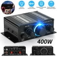 ZGBY 400 Watt 2 Channel Car Amplifier Powerful Stereo Audio Power Amp