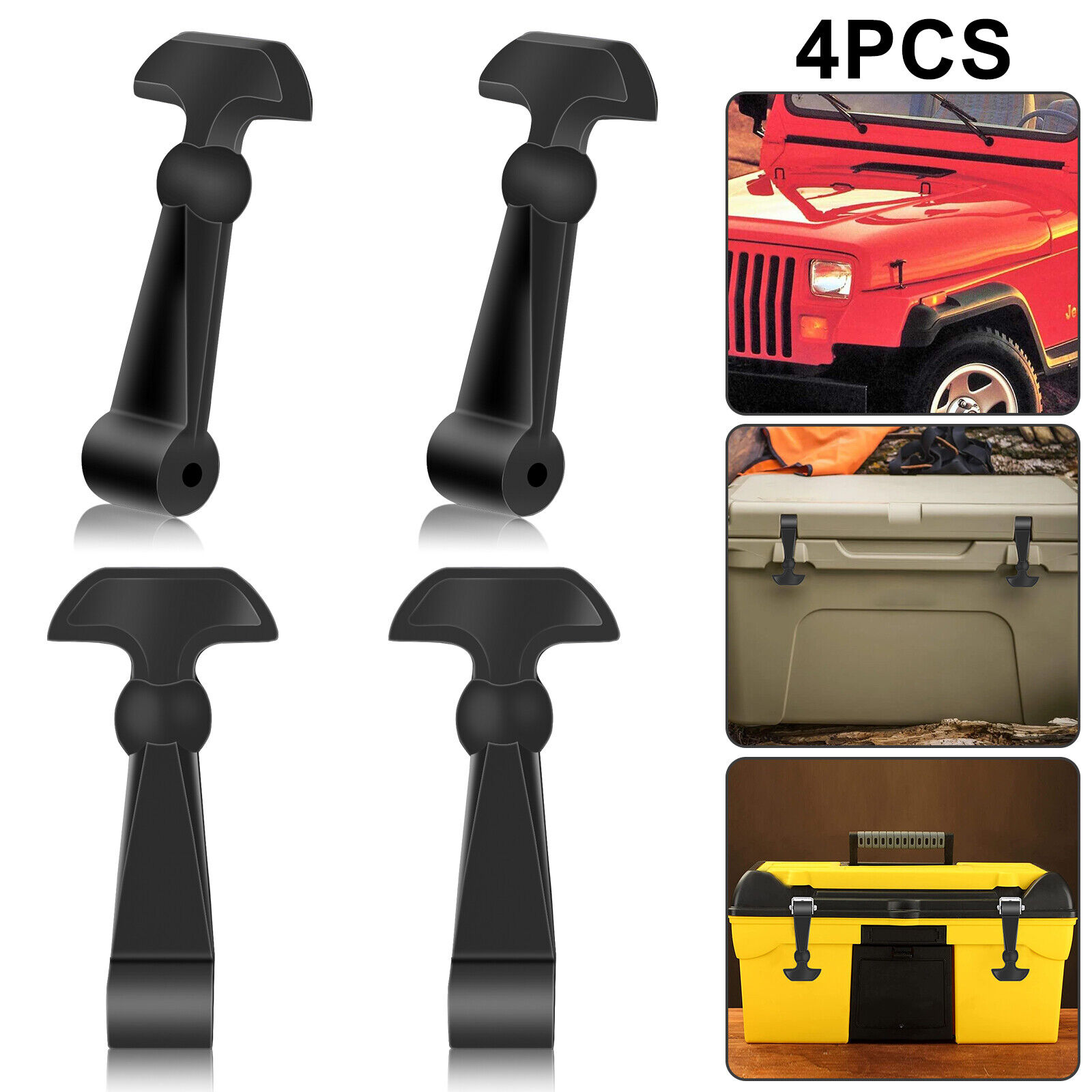 ZGBY 4Pcs Heavy Duty Replacement Cooler Latches Compatible with YETI