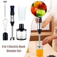ZGBY 5 Speed 1000W 5 In 1 Immersion Electric Hand Blender Stick Chopper