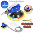 ZGBY 6" Air Random Orbital Palm Sander Auto Body Orbit DA Sanding LOW