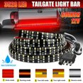 ZGBY 60" Inch Truck Tailgate Strip LED Sequential Brake Signal Tail