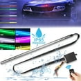 ZGBY 7 Color 48 Led Rgb Scanner Flash Car Strobe Knight Rider Kit Light