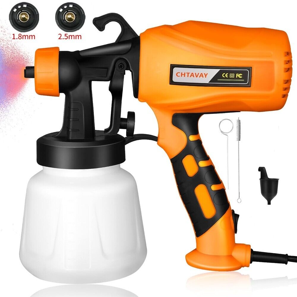 ZGBY 900Ml Electric Paint Sprayer Spray Gun Handheld Painting Gun Tool