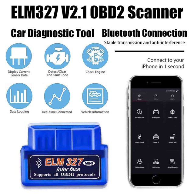 ZGBY Bluetooth Obd Obdii Car Read Scanner Auto Fault Code Reader Tool