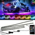 ZGBY Brand Rgb Led Strip Under Car Tube Underglow Underbody System Neon
