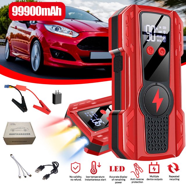 ZGBY Car Jump Starter 99900Mah Portable 2 Usb Power Bank Battery