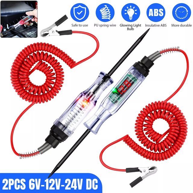 ZGBY Digital Electric Voltage Circuit Tester Automotive Test Light Car