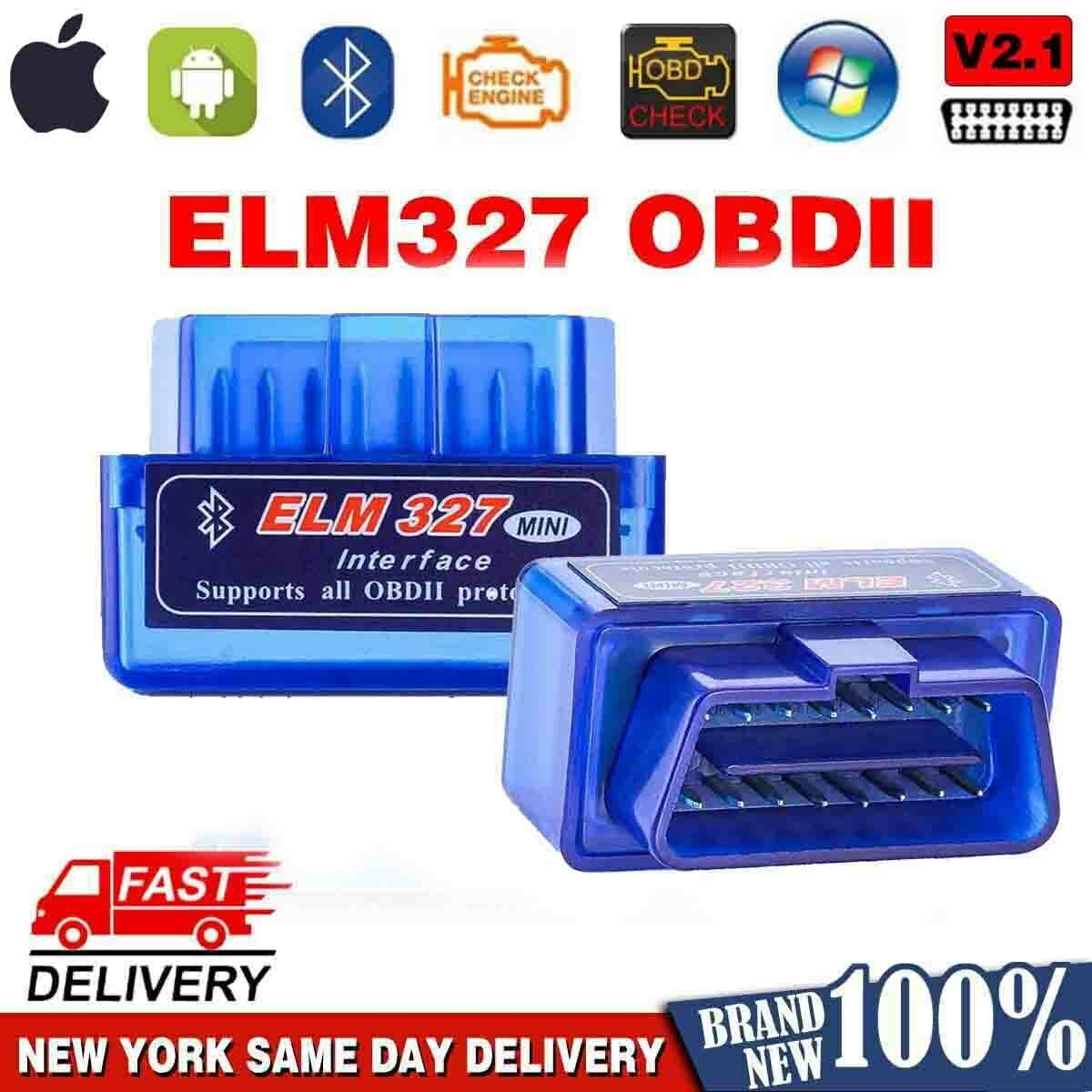 ZGBY Elm327 ObdIi Bluetooth Obd2 Scanner, TripLogger And Vehicle Data