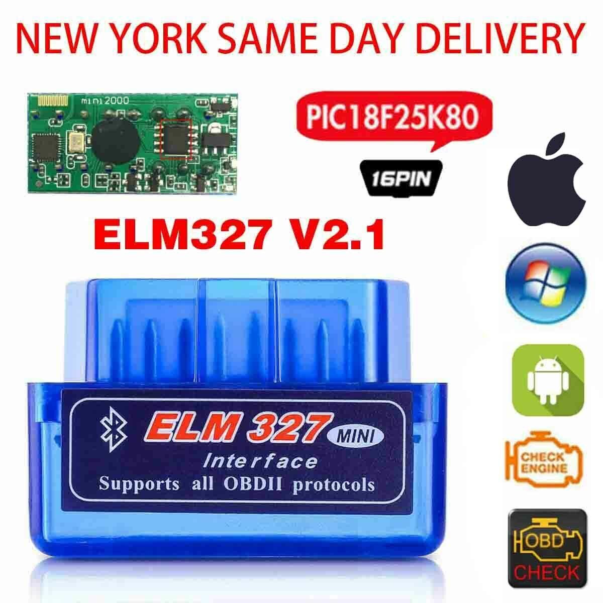 ZGBY Elm327 ObdIi Bluetooth Obd2 Scanner, TripLogger And Vehicle Data