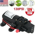 ZGBY Fresh Water Pump 12V Dc 70W 130 Psi Self Priming Pump For Boat