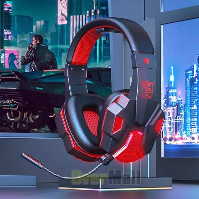 ZGBY Gaming Headset Bluetooth Wireless 3.5Mm Wired Headphone Mic For