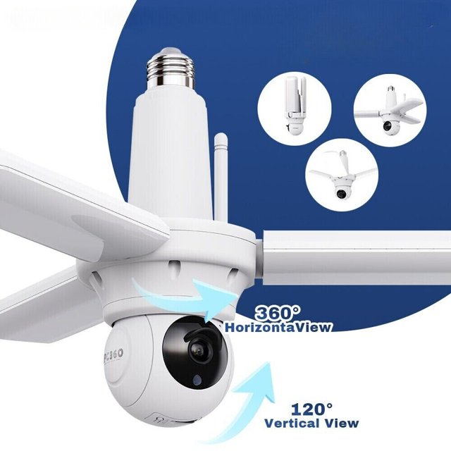 ZGBY Garage Led Light With Smart Security Camera Floodlight Wifi App