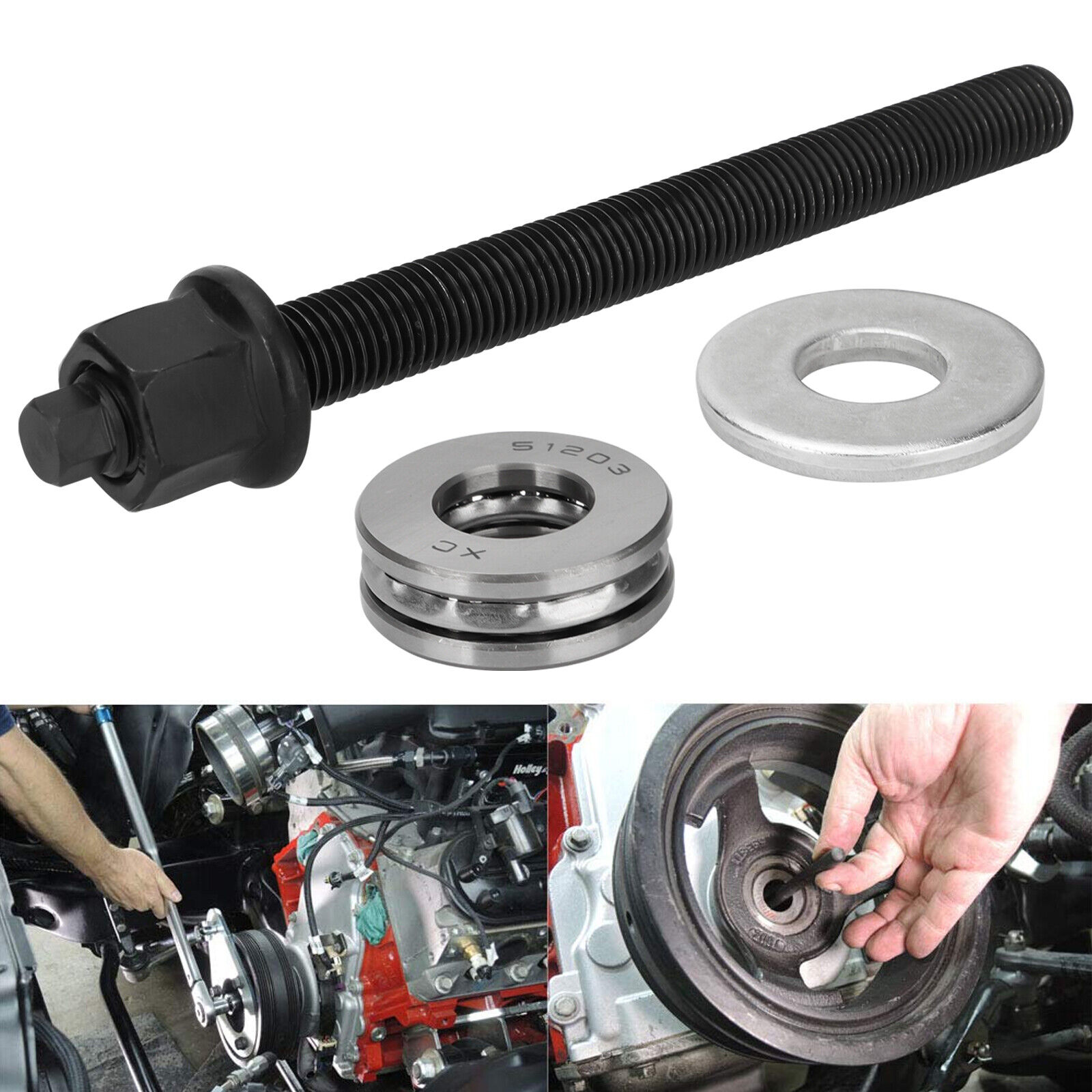 ZGBY Harmonic Balancer Install Tool with Thrust Bearing For Chevy GM