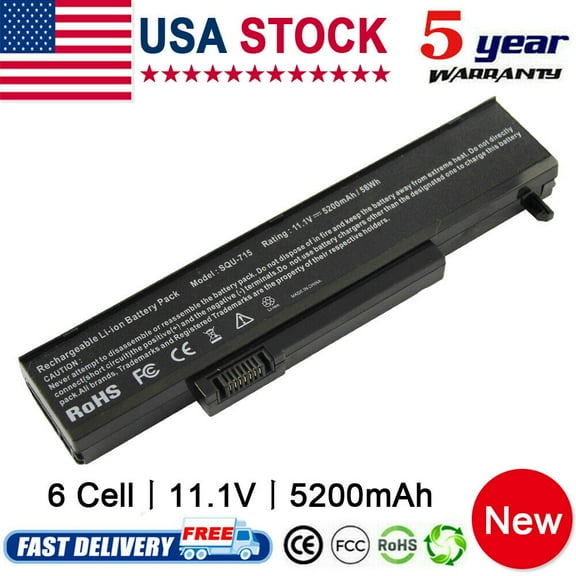 ZGBY Battery For Gateway Squ-715 Squ-720 W35044Lb W35044Lb-Sp W35044Lb-Sy W35052Lb