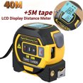 ZGBY Laser Tape Measure 3 In 1 Digital Tape Measure High Precision