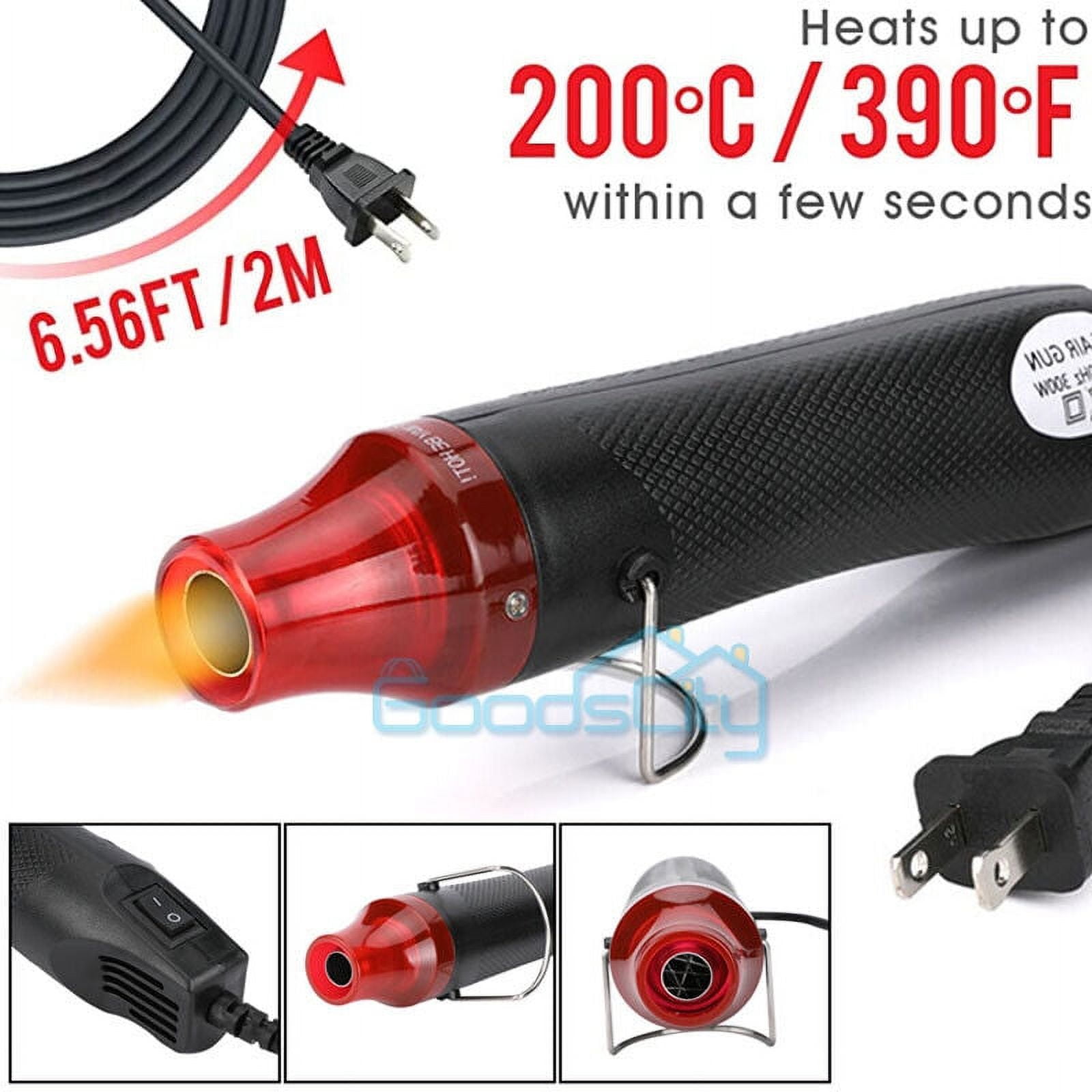 ZGBY Mini Electric Heat Gun Hot Air Gun, 300W/200Â°C Hot Air Gun With