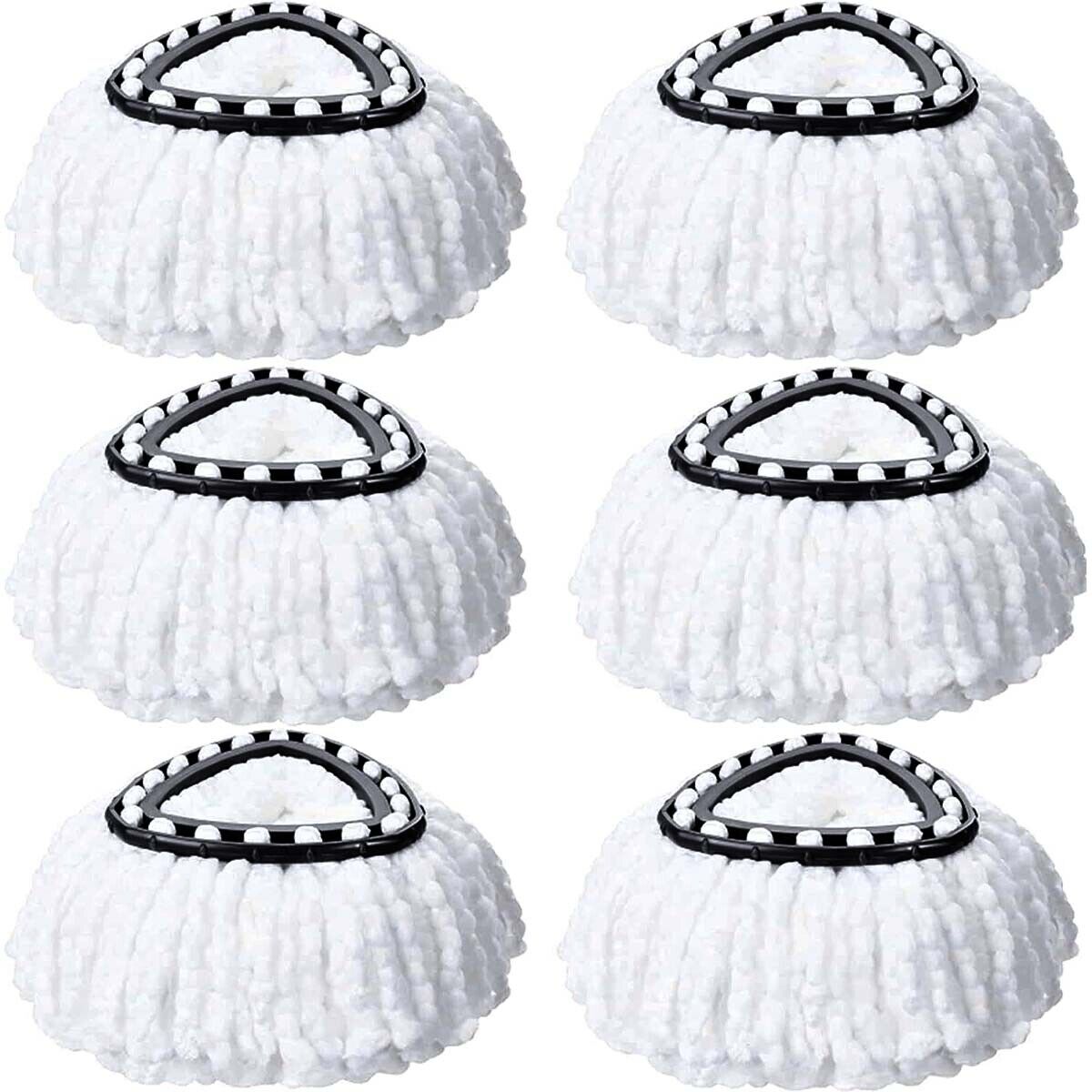 ZGBY Mop Replace Head [ 6 Pack ] Mop Refills For Triangle Spin Mop, 100