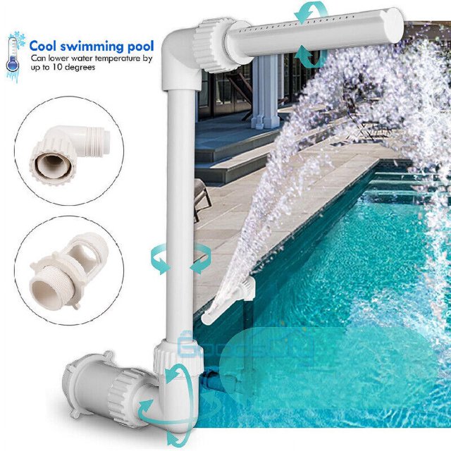 ZGBY Pool Waterfall Spray Pond FountainWater Fun Sprinklers Above In