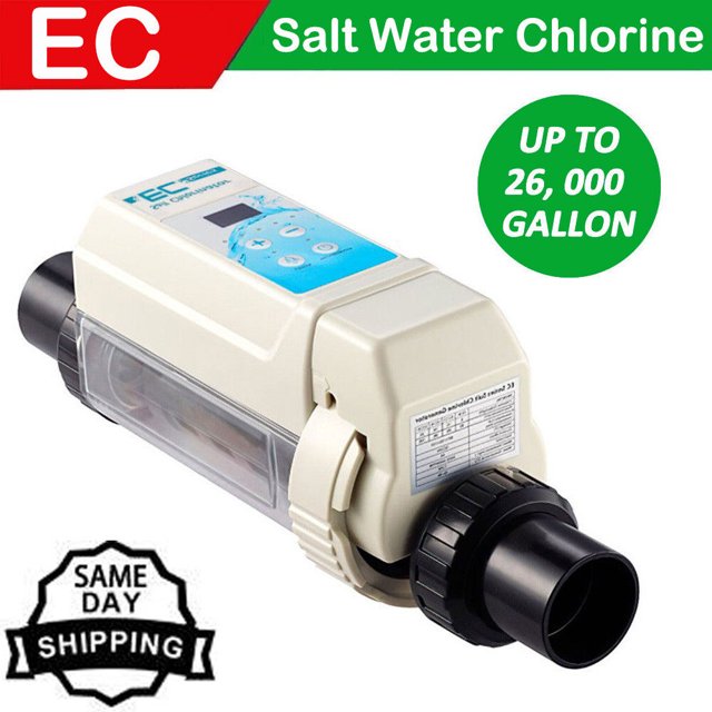 ZGBY Salt Water Pool Chlorination System, Salt Chlorine Generator Ic15