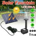 ZGBY Solar Fountain Water Pump Suspended Spray Brushless Bird Bath Pond