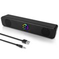ZGBY Stereo Bass Sound Computer Speakers 3.5mm Soundbar USB Wired for