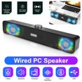 ZGBY Stereo Bass Sound Computer Speakers Soundbar USB EQ Tuning for
