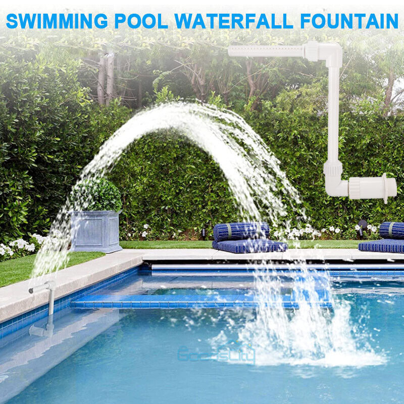 ZGBY Swimming Pool Waterfall Fountain Above Ground Pool Fountain Pool
