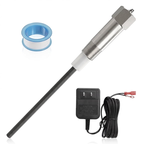 Titanium Powered Anode Rod for Water Heater, Anti-Corrosion Anti-Rust Limescale Protection, Universal for 40-89 Gallon Tanks
