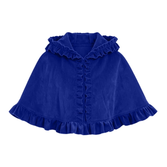 ZGRBOU Little Red Riding Hood Cape for Women Velvet Ruffle Trim Bow Tie Cape Halloween Christmas Costume 2026