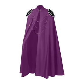 ZGRBOU Men Costume Cloak Halloween Witch Cloak Renaissance Medieval Cape Long Role Play King Robe Cloak Vampire Party Capes
