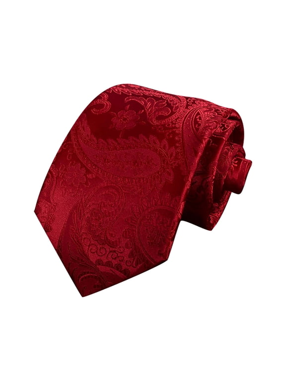 Men Paisley Pattern Necktie Classic Jacquard Formal Business Tie for Wedding Party Office Daily Dress‑Up