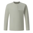 thumbnail image 1 of ZGRBOU Men's Long Sleeve Shirts Quick Dry Crew Neck Sport T-Shirt Casual Solid Breathable Soft Top 2026, 1 of 6