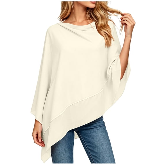 ZGRBOU Women's Sunscreen Cover Up Lightweight Batwing Loose Wrap Shawl Sun Protection Summer Flowy Beach Shirts