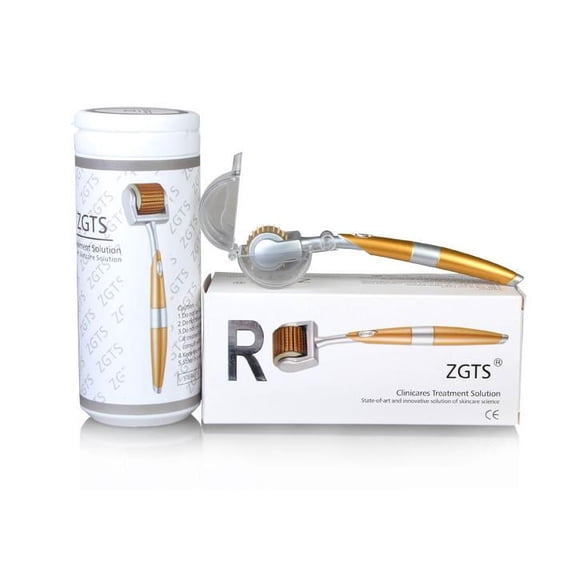 ZGTS 1.0mm Titanium Microneedle Derma Roller with Travel Case