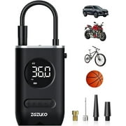 ZGZUXO Portable and Cordless Tire Air Compressor - Black