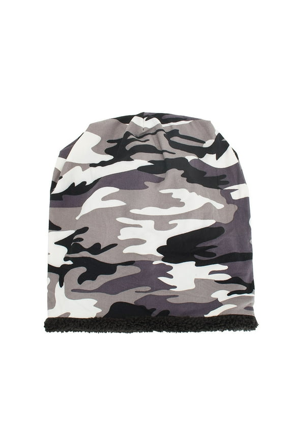 Women Men Warm Baggy Camouflage Crochet Winter Wool Ski Beanie Skull Caps Hat Cool Hats for Boys