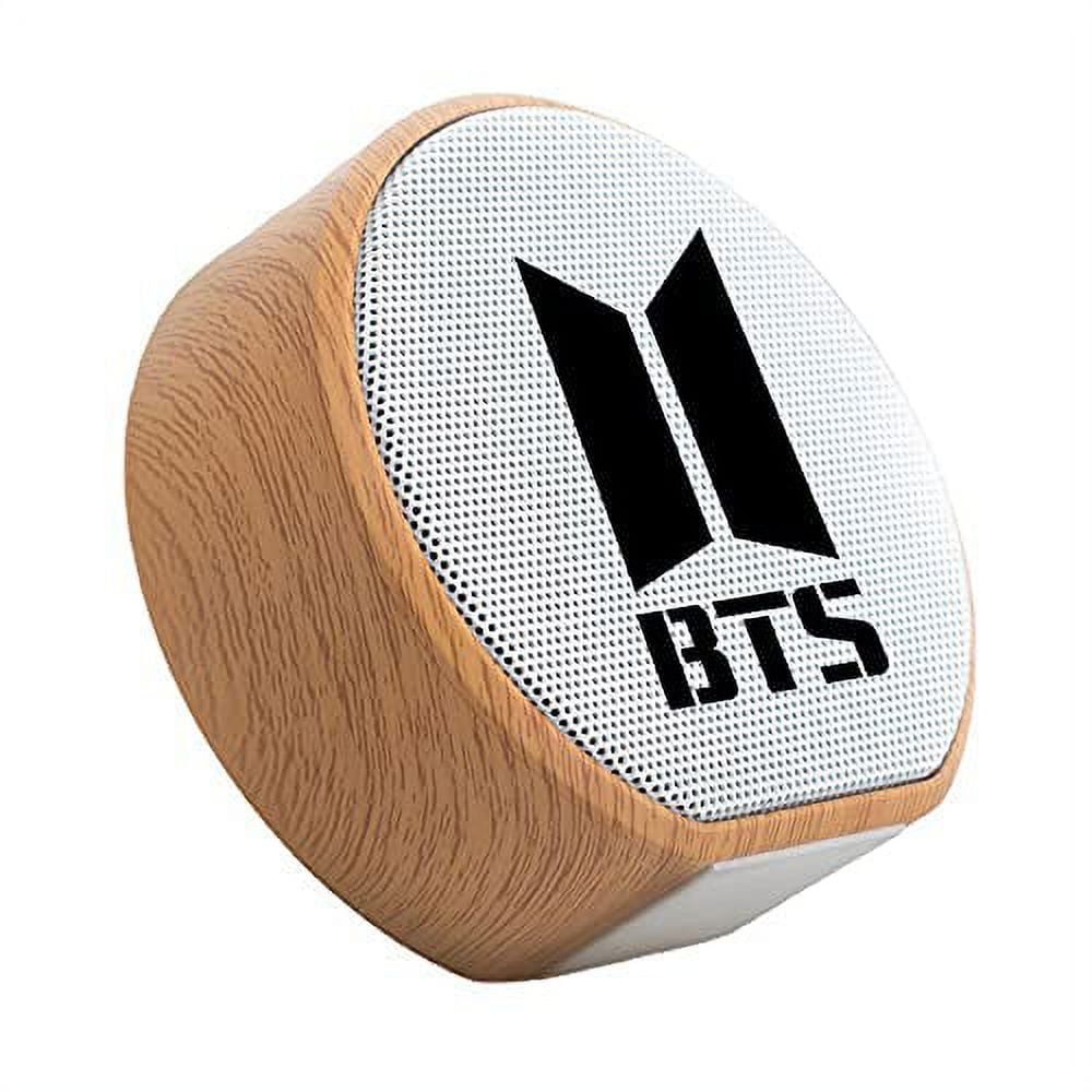 ZH&GE Kpop BTS Merchandise Portable Wood Bluetooth Speaker for
