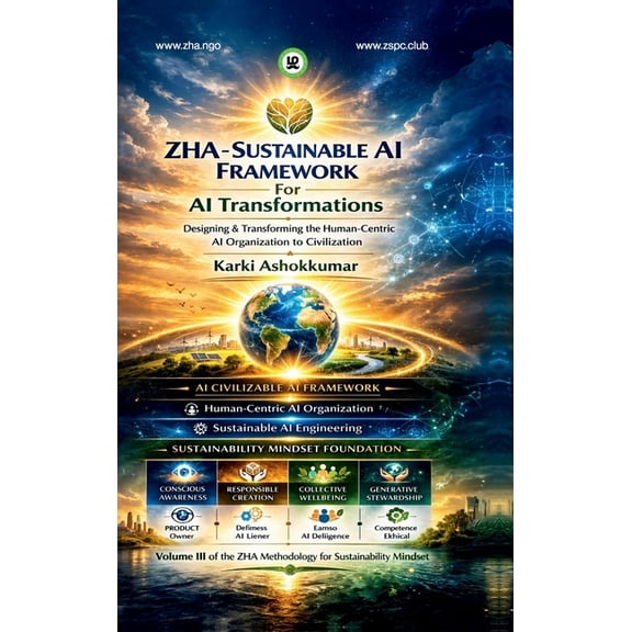 ZHA - Sustainable AI Framework for AI Transformations: Designing and Transforming the Human-Centric AI Organization to C, (Hardcover)